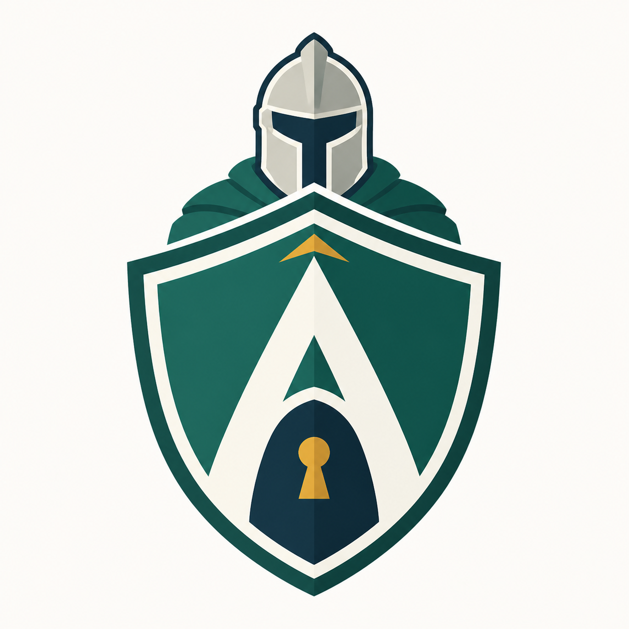 Concept 02: Awthy knight shield logo concept
